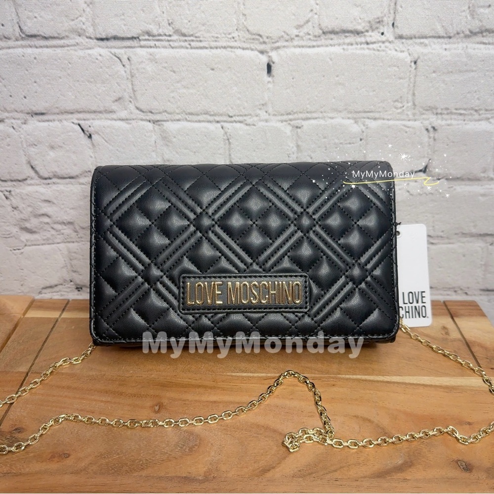 Love Moschino Crossbody Bag Wallet On Chain - Picture 2 of 10
